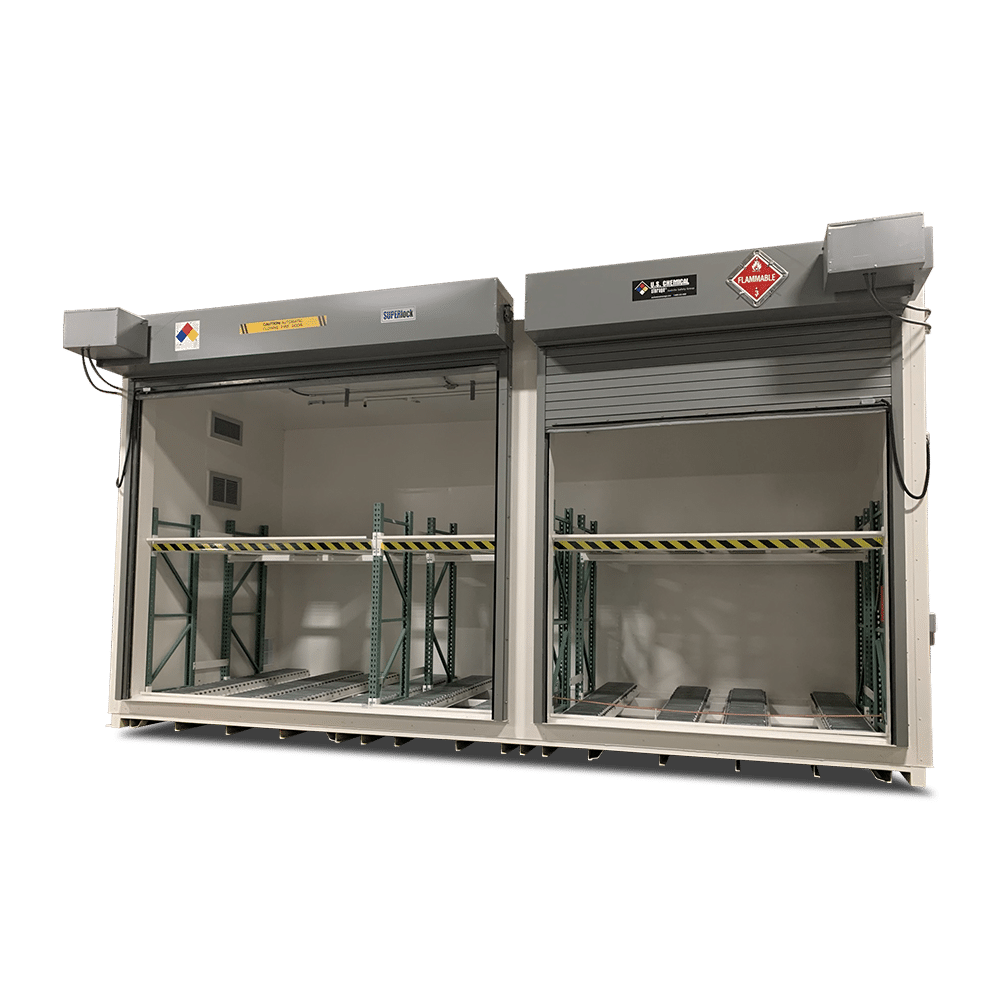 SuperLoc Roller Racks Mech Rollup Doors Fire Supp