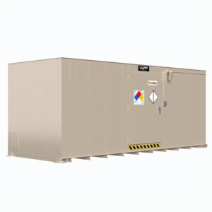 DrumLoc mid-sized building for agrichemical storage, turf management, and municipalities